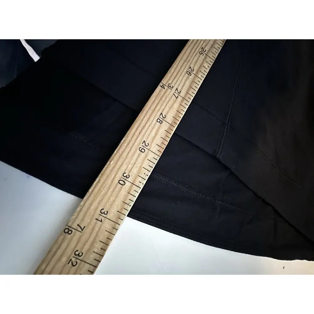 Lululemon Size 12 ? Women Modal Pleated Shoulder Tank Top Black Relaxed Fit ER2